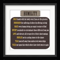 Humility Fine Art Print