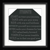 Strength Framed Print