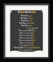 The Five Senses Fine Art Print