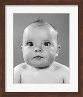 1950s Close-Up Of Baby Cross-Eyed Fine Art Print