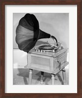 1950s Vintage Gramophone Converted To Furniture Fine Art Print