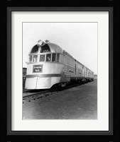 1930s Zephyr Train Engine Cars Fine Art Print