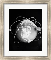 1960s Model Of Earth Fine Art Print