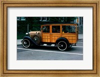 1930s Wood Body Station Wagon Antique Fine Art Print