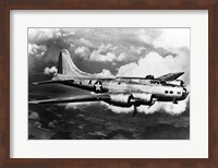 1940s World War Ii Airplane Boeing B-17E Bomber Fine Art Print