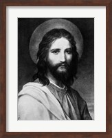 Painting Titled The Christ Portrait Of Jesus Christ Fine Art Print