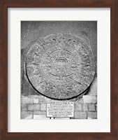 Aztec Calendar Stone Of The Sun Fine Art Print
