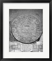 Aztec Calendar Stone Of The Sun Fine Art Print