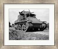 1940s World War Ii Era Us Army Tank Fine Art Print