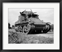 1940s World War Ii Era Us Army Tank Fine Art Print