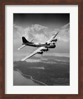 1940s Us Army Aircraft World War Ii B-17 Fine Art Print