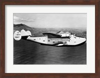 1930s 1940s Pan American Clipper Flying Boat Fine Art Print