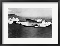 1930s 1940s Pan American Clipper Flying Boat Fine Art Print