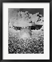 1950s 1960s Atomic Bomb Symbolic Montage Fine Art Print