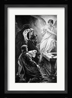 He Is Risen By Plockhorst Angel Mary Fine Art Print