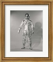 1960s Standing  Portrait Of Astronaut In Space? Fine Art Print