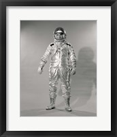 1960s Standing  Portrait Of Astronaut In Space? Fine Art Print