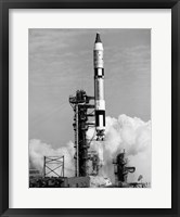 1960s US GIII Missile Taking Off From Launch Pad Fine Art Print