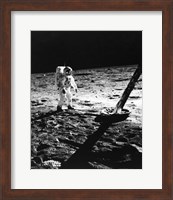 1960s Astronaut Buzz Aldrin In Space Fine Art Print