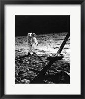 1960s Astronaut Buzz Aldrin In Space Fine Art Print
