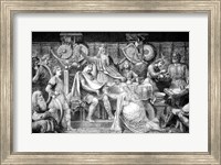 Engraving Of Medieval English Feast Fine Art Print