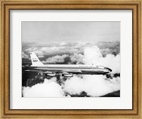 1950s Boeing 707 Passenger Jet Flying Fine Art Print