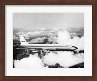 1950s Boeing 707 Passenger Jet Flying Fine Art Print
