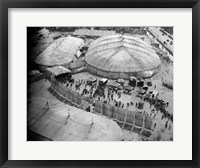 1930s Aerial View Of Circus Tents Fine Art Print