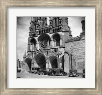 1930s Laon Cathedral Constructed In 12Th And 13Th Fine Art Print