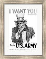 1910s World War One I Want You Uncle Sam Fine Art Print