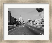 1960s Street Scene West Wilshire Blvd Los Angeles, California Fine Art Print