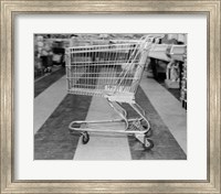 1960s Empty Shopping Cart Fine Art Print