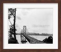1950s Oakland Bay Bridge San Francisco California Fine Art Print