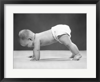 1950s Baby Girl Push Up Fine Art Print