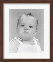 1950s 1960s Portrait Baby Angry Fine Art Print