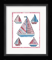 Coastal Americana IV Framed Print