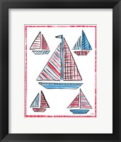 Coastal Americana IV Framed Print