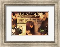 Love is in the Arc de Triomphe v2 Fine Art Print