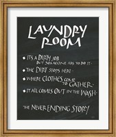 Laundry Room Sayings Fine Art Print