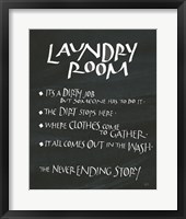 Laundry Room Sayings Fine Art Print
