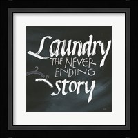Laundry Room II Framed Print