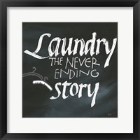 Laundry Room II Framed Print