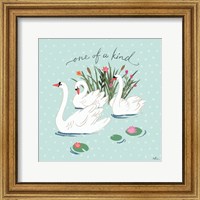 Swan Lake V Mint Fine Art Print