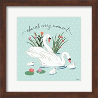 Swan Lake IV Mint Fine Art Print