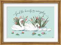 Swan Lake I Mint Fine Art Print