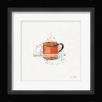 Thoughtful Perk IV Framed Print