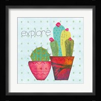 Southwest Cactus I Framed Print