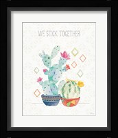 Sweet Succulents IV Framed Print