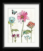 Simply Petals VII Framed Print