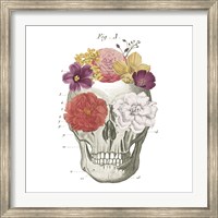 Floral Skull I Fine Art Print